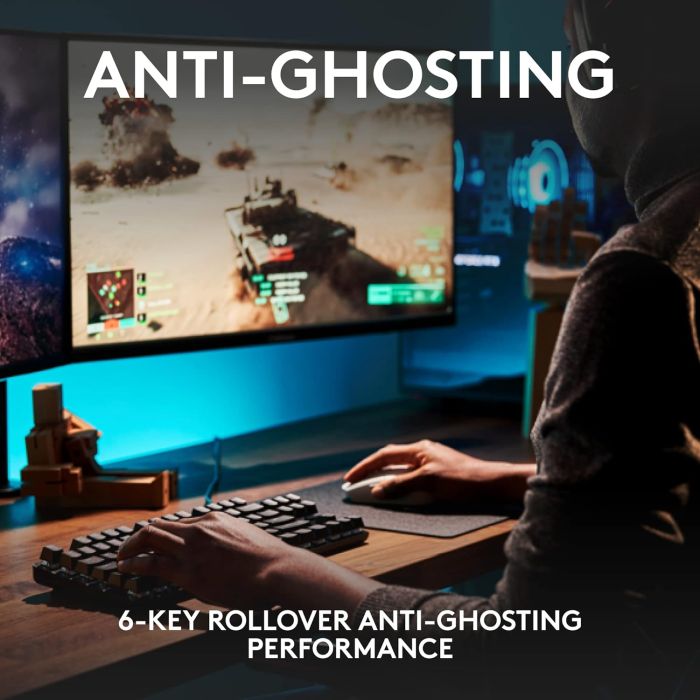 Logitech USB gaming tipkovnica G413 TKL SLO osvetljena črna gravura