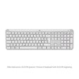 Logitech tipkovnica Signature Slim K950, bela, SLO gravura