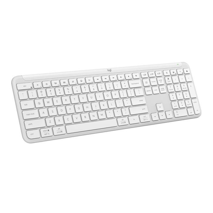 Logitech tipkovnica Signature Slim K950, bela, SLO gravura