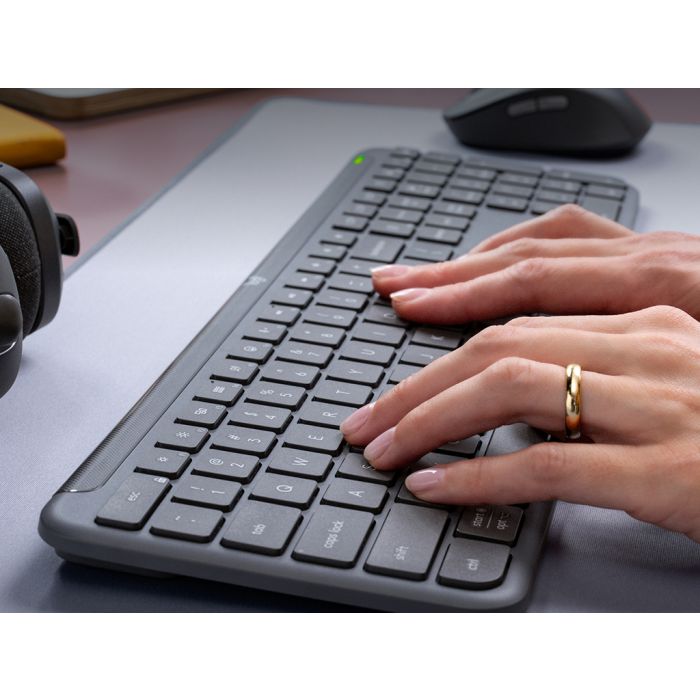 Logitech MK950 Slim brezžični komplet, Bolt