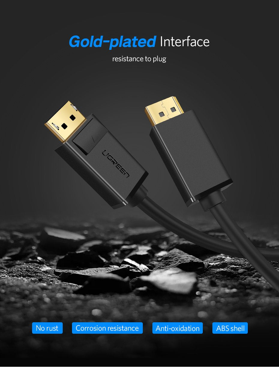 Ugreen DisplayPort 1.2 kabel 1.5M - BOX