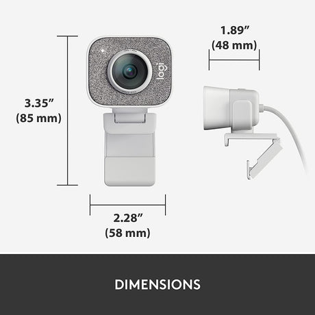 Logitech Spletna kamera StreamCam, bela, USB-C