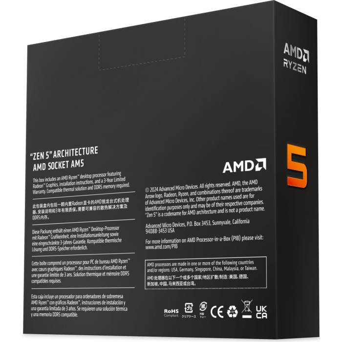 AMD Ryzen 5 9600X procesor AM5