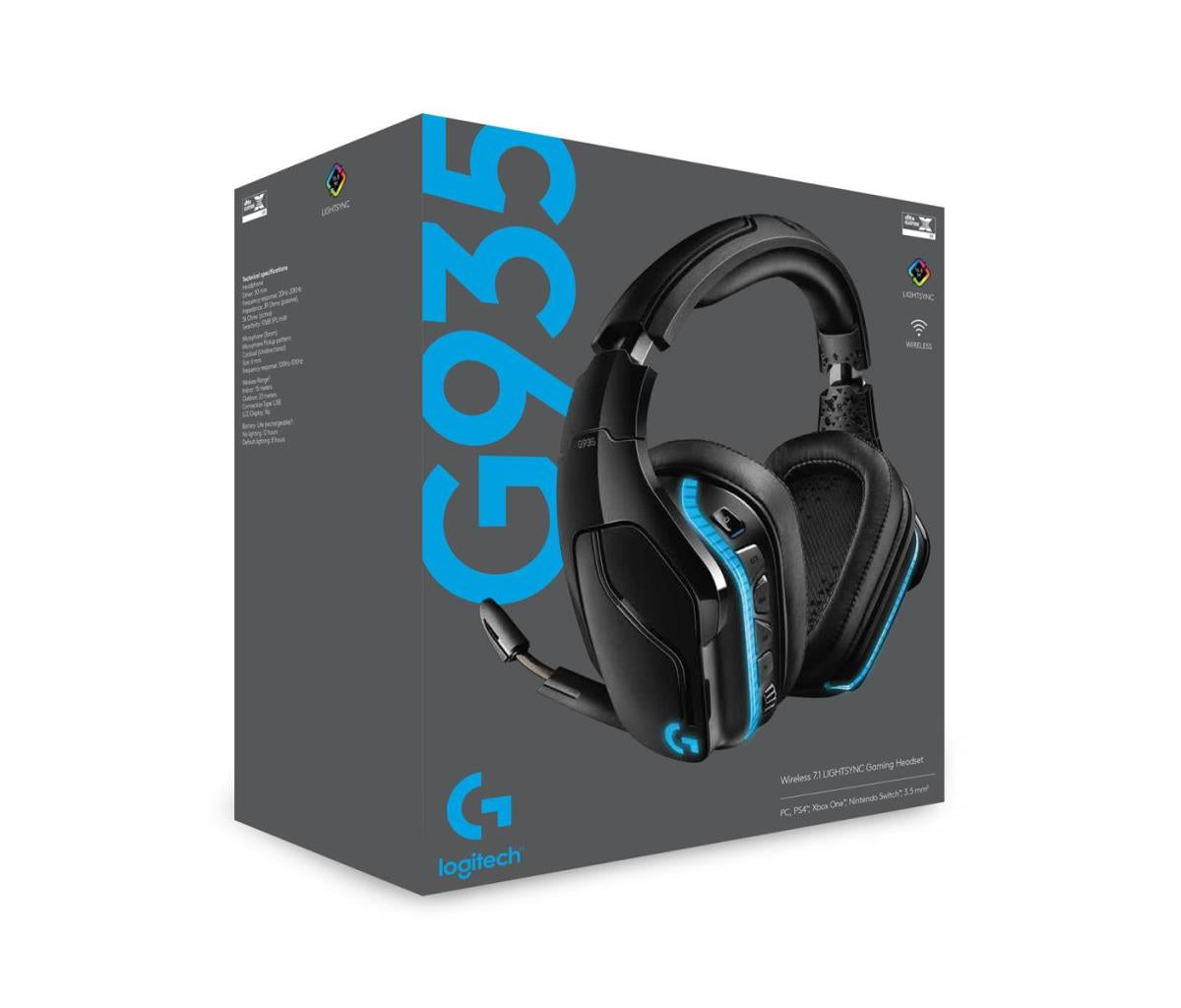 Logitech gaming brezžične slušalke G935 7.1.