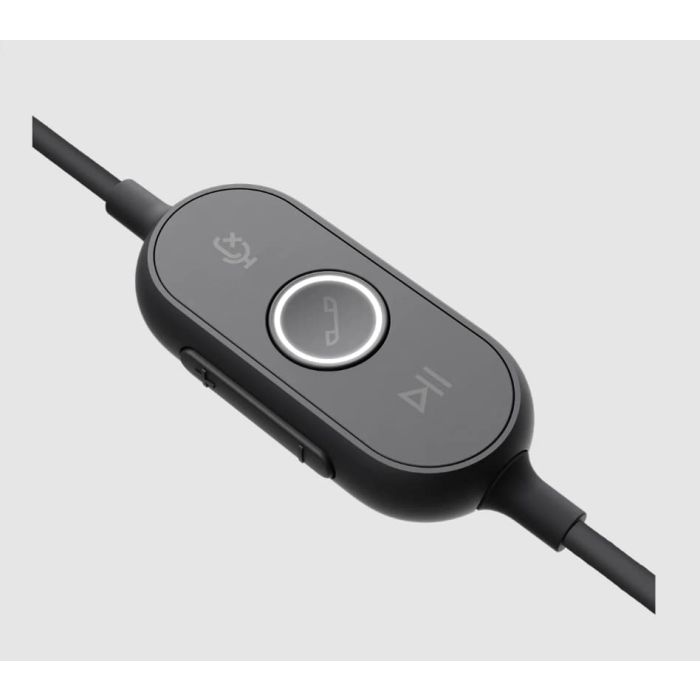 Logitech Zone žične slušalke, certificirane za Microsoft Teams, USB-C z adapterjem USB-A, grafitna b