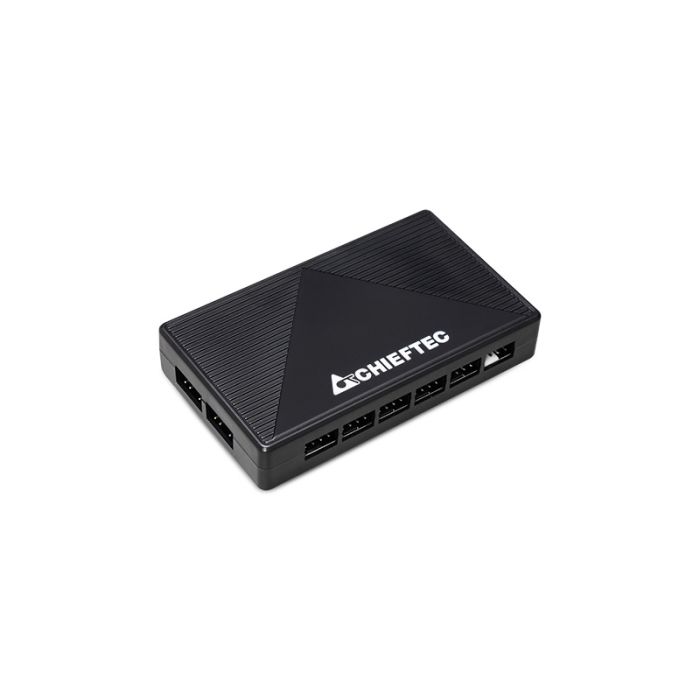 Chieftec HUNTER 3 USB-C ATX RGB ohišje, črno