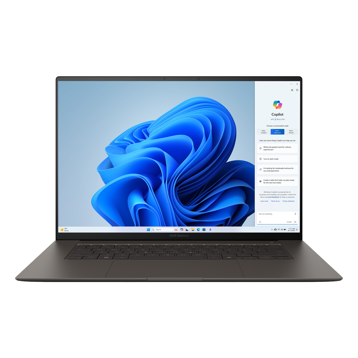Prenosnik ASUS ZenBook S16 UM5606WA, R9-HX370 AI, 32GB RAM, 1TB SSD, OLED 120Hz, Windows 11 Pro