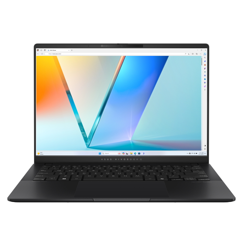 Prenosnik ASUS Vivobook S14 M5406WA, R9-HX370 AI, 32GB RAM, 1TB SSD, OLED 120Hz, Windows 11 Home, Wifi 6E