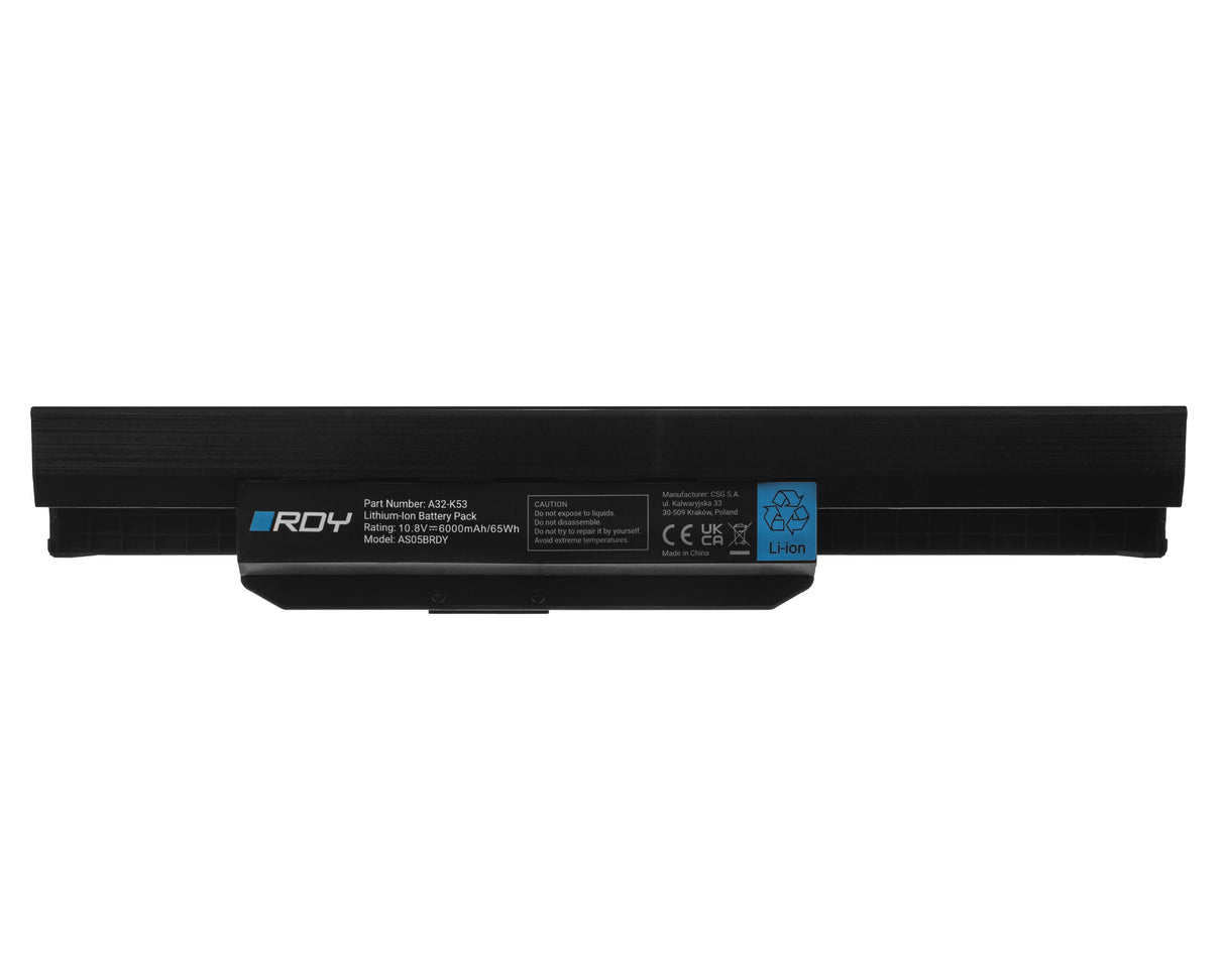 Baterija RDY A32-K53 za Asus K53 K53E K53S K53SJ K53SV K53U X53 X53S X53SV X53U X54 X54C X54H