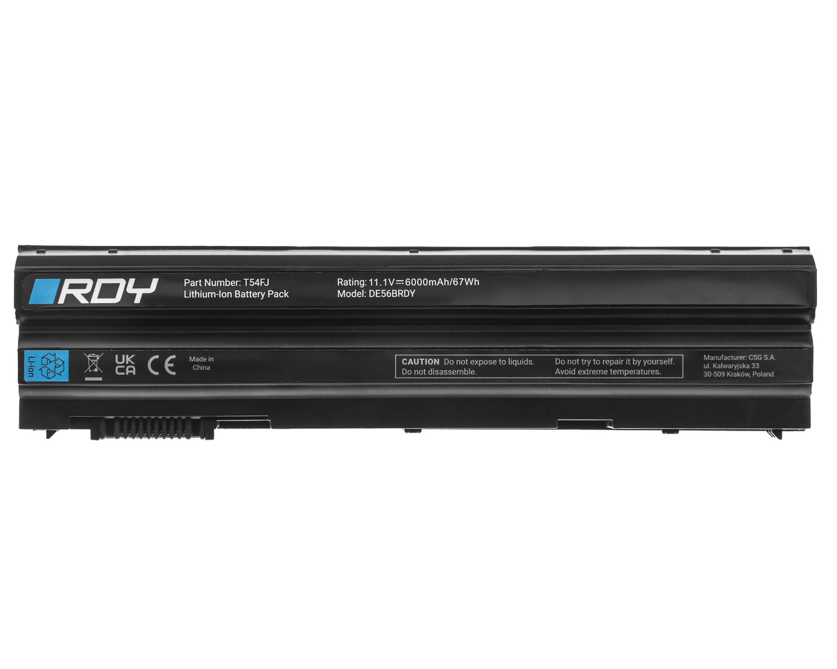 Baterija RDY M5Y0X T54FJ 8858X za Dell Latitude E5420 E5430 E5520 E5530 E6420