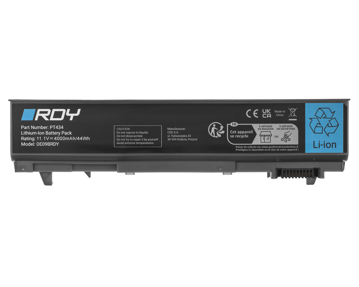 Baterija RDY PT434 W1193 za Dell Latitude E6400 E6410 E6500 E6510 E6400