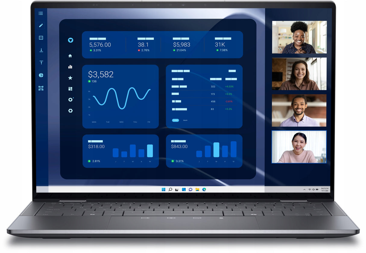 Prenosnik Dell Latitude 9450 2v1, Ultra 7 165U, 32GB, 1TB, QHD+, Touch