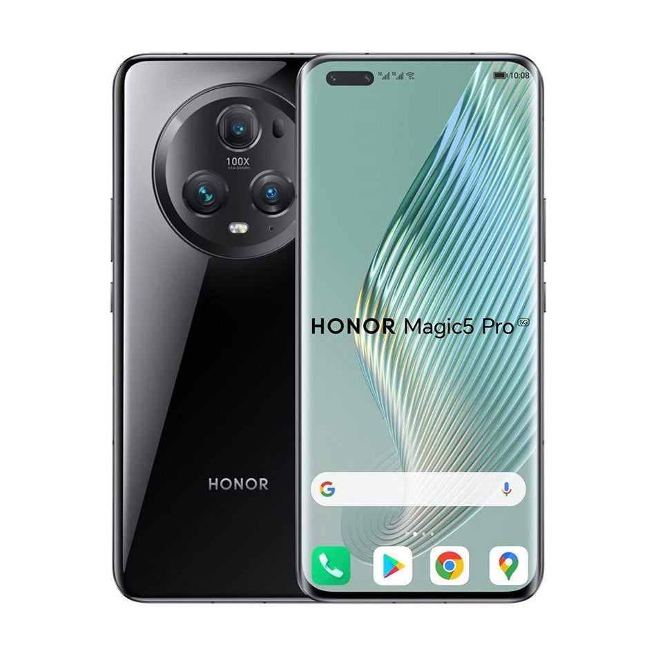 Obnovljen Honor Magic5 Pro 5G (512GB) Razred A, črn