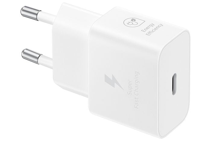 Polnilec Samsung 25W 3A 1 X USB-C z USB-C kablom bel EP-T2510XWEGEU