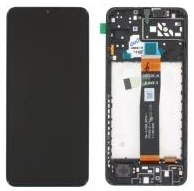 SAMSUNG GALAXY A04S A047 TOUCH+LCD+FRAME BLACK SERVICE PACK