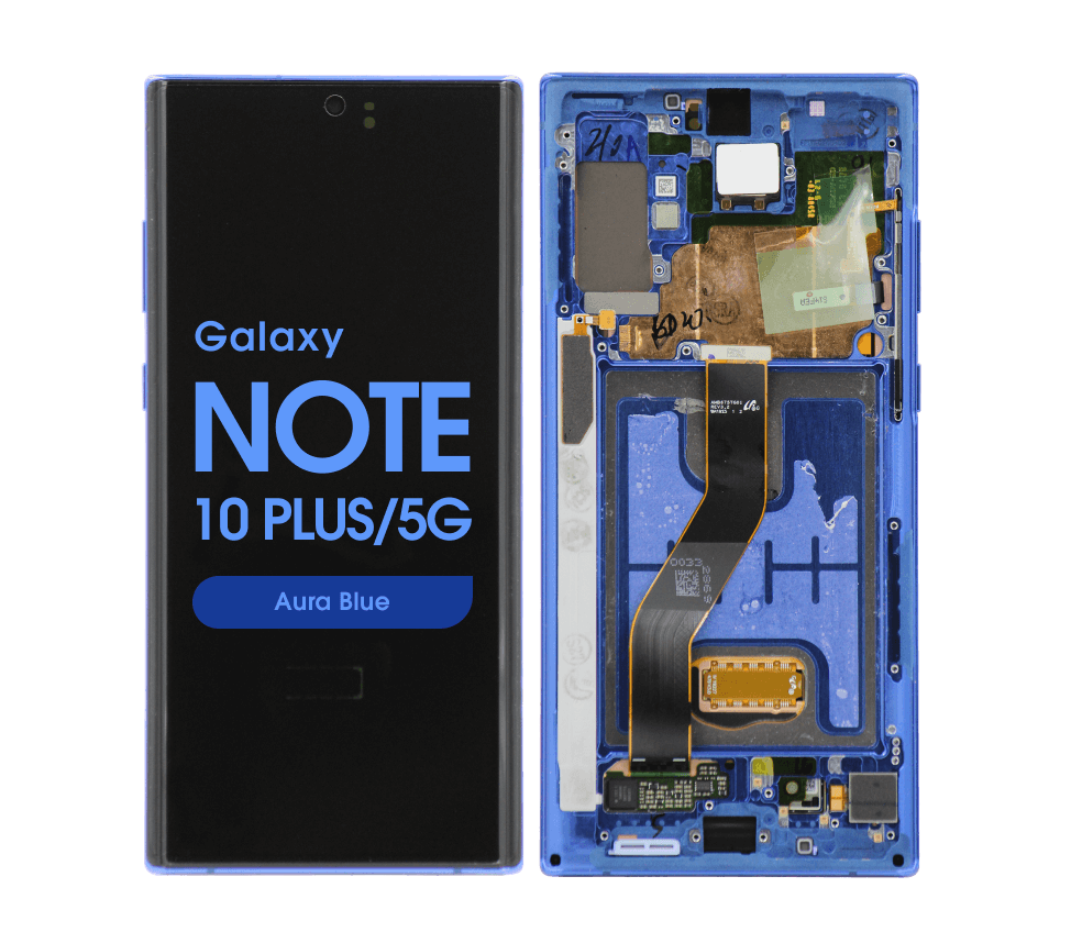 SAMSUNG GALAXY NOTE 10 PLUS TOUCH+LCD+FRAME AURORA BLUE ORIGINAL SERVICE PACK