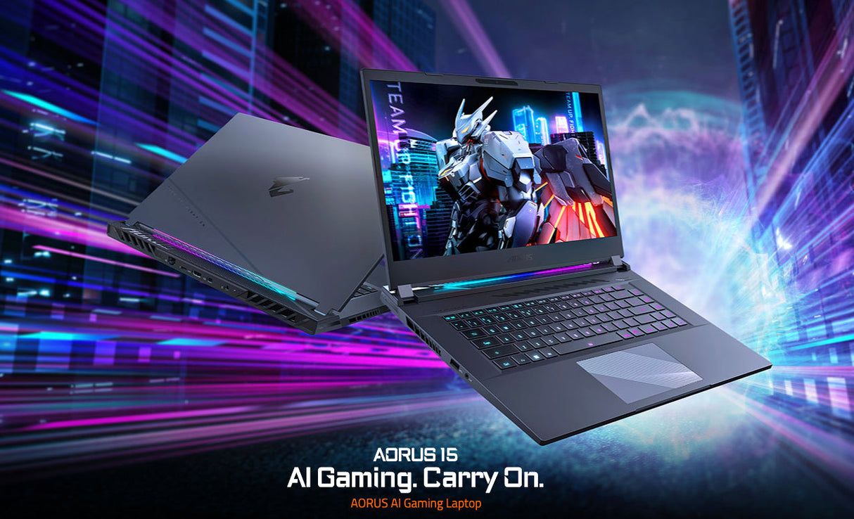 Gigabyte AORUS 15 (2024) Ultra 7 155H, 16GB, 1TB+1TB, Windows 11 Home, RTX4060 165Hz