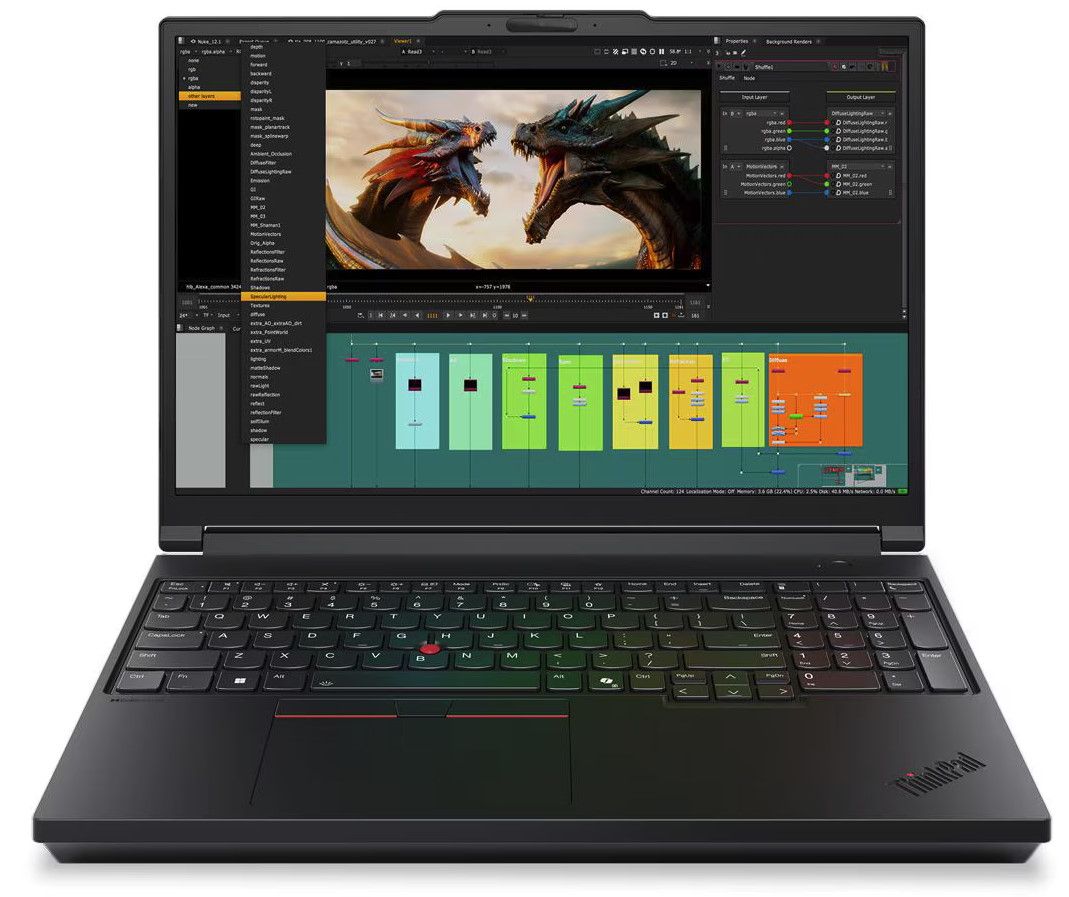 Prenosnik Lenovo Thinkpad P16 G3, Ultra 9 275HX, 64GB, 1TB, RTX PRO 4000, Windows 11 Pro
