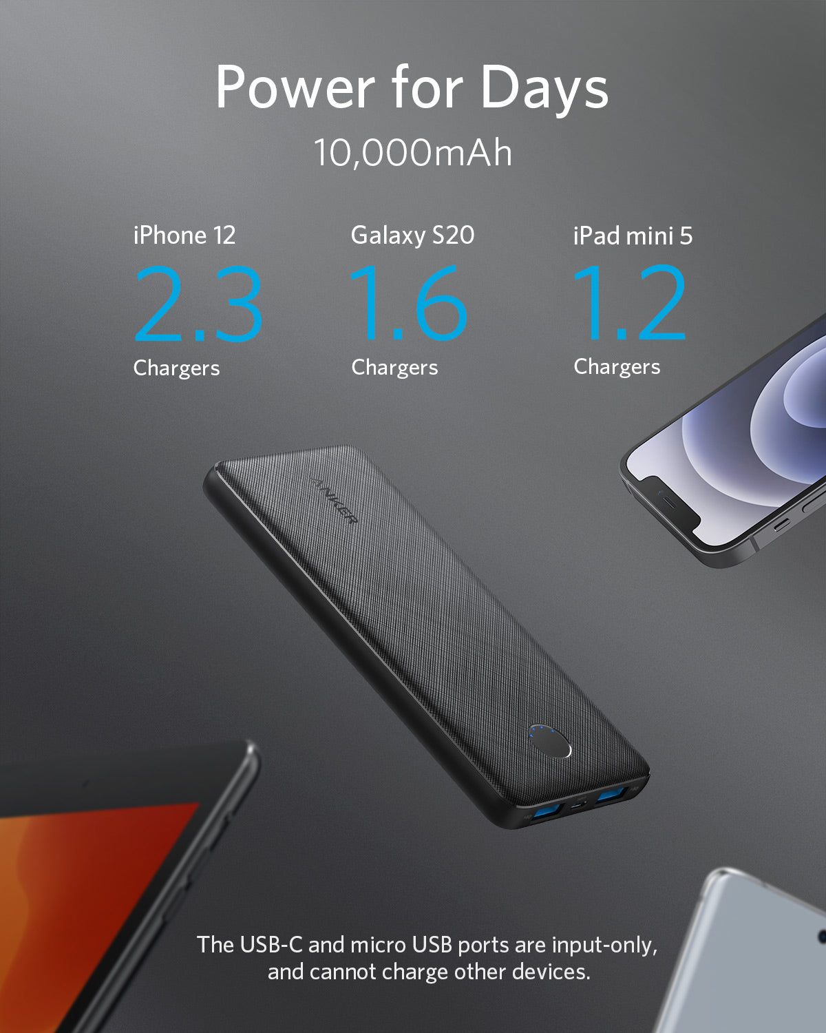 Anker prenosna baterija PowerCore III Slim 10000mAh