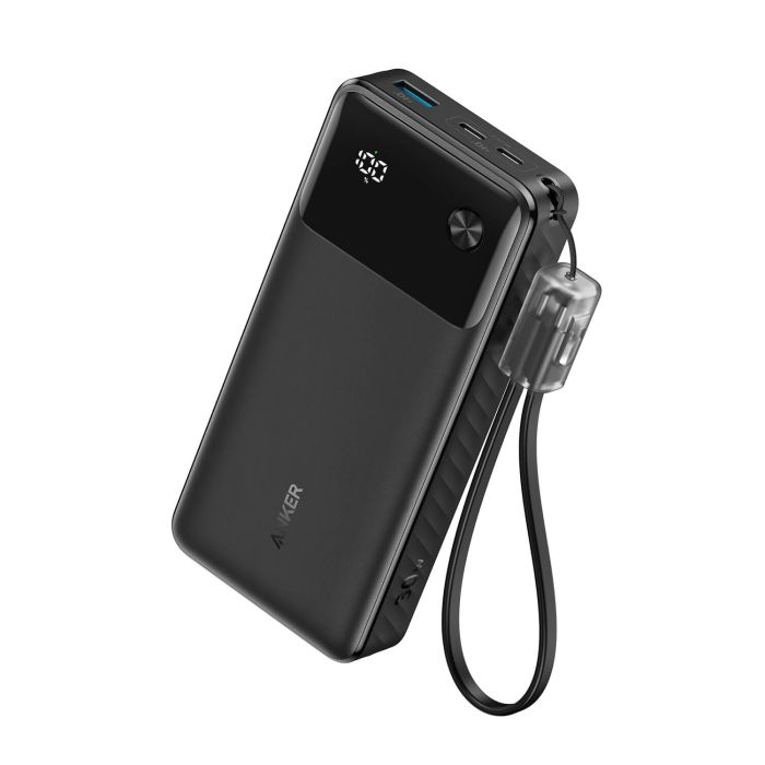 Anker Powerbank 20000 mAh, 30W s priloženim USB-C kablom, črn
