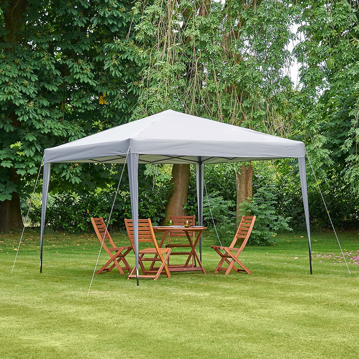 VonHaus paviljon Pop-up 3x3m siv