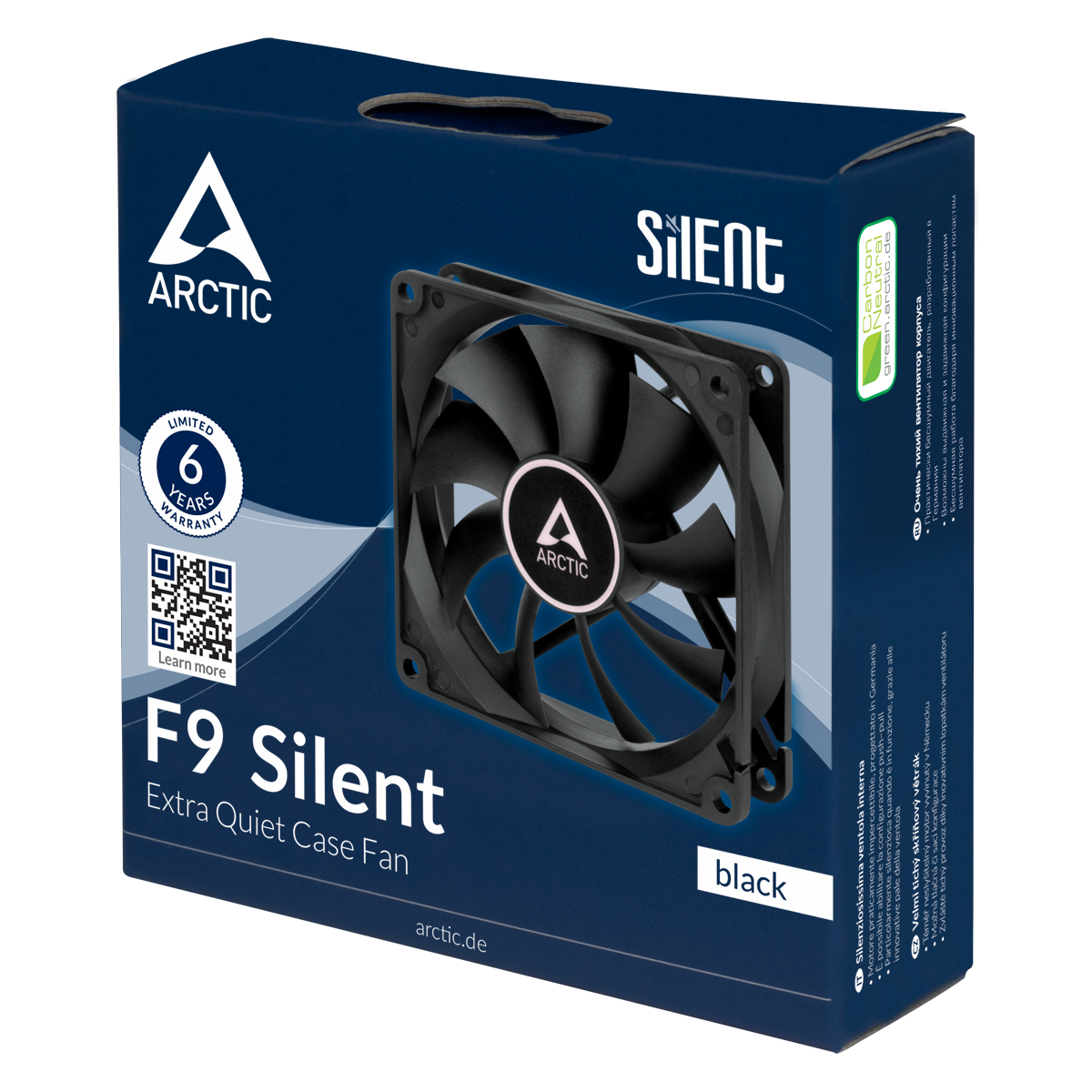 ARCTIC F9 Silent 92mm 3-pin ventilator
