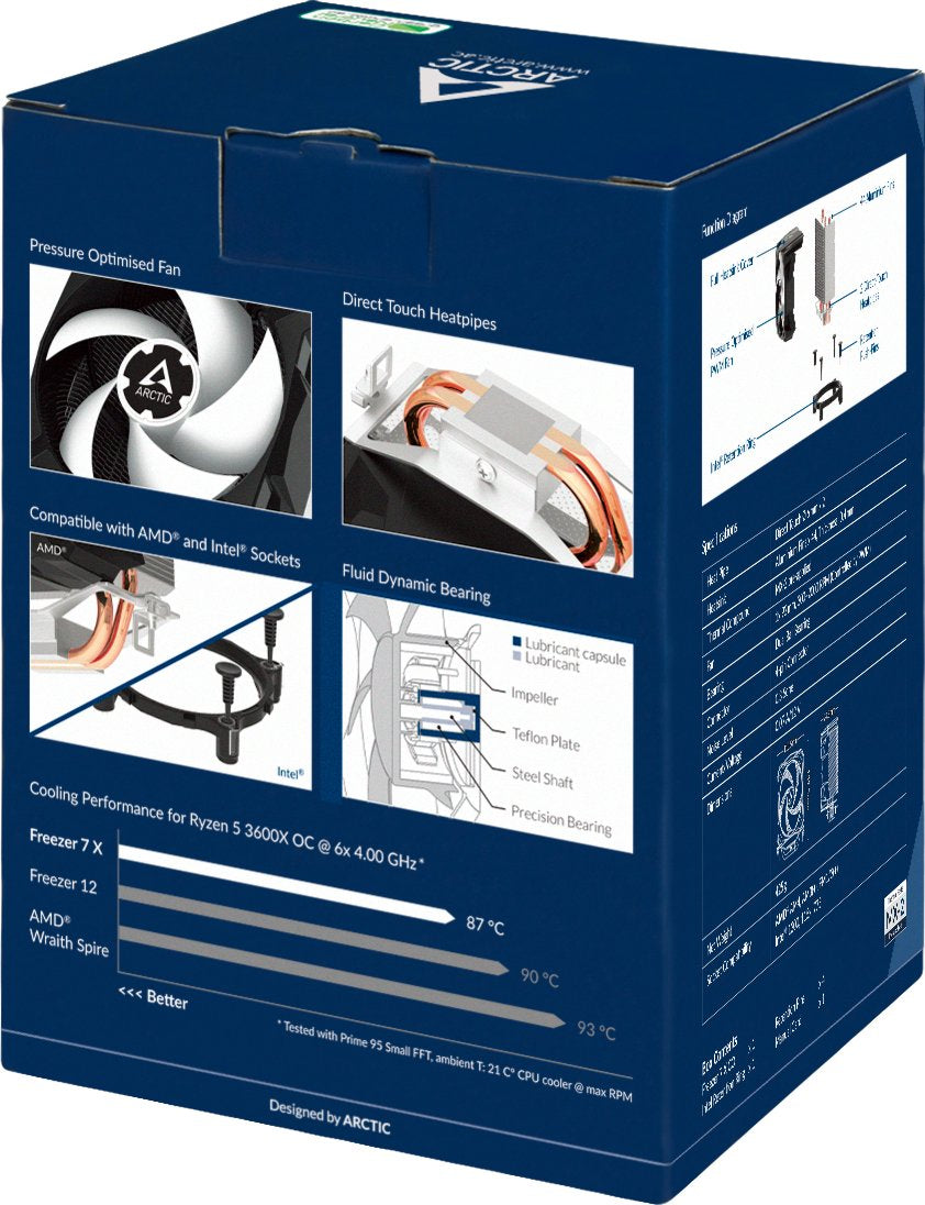 ARCTIC Freezer 7 X, hladilnik za desktop procesorje INTEL/AMD