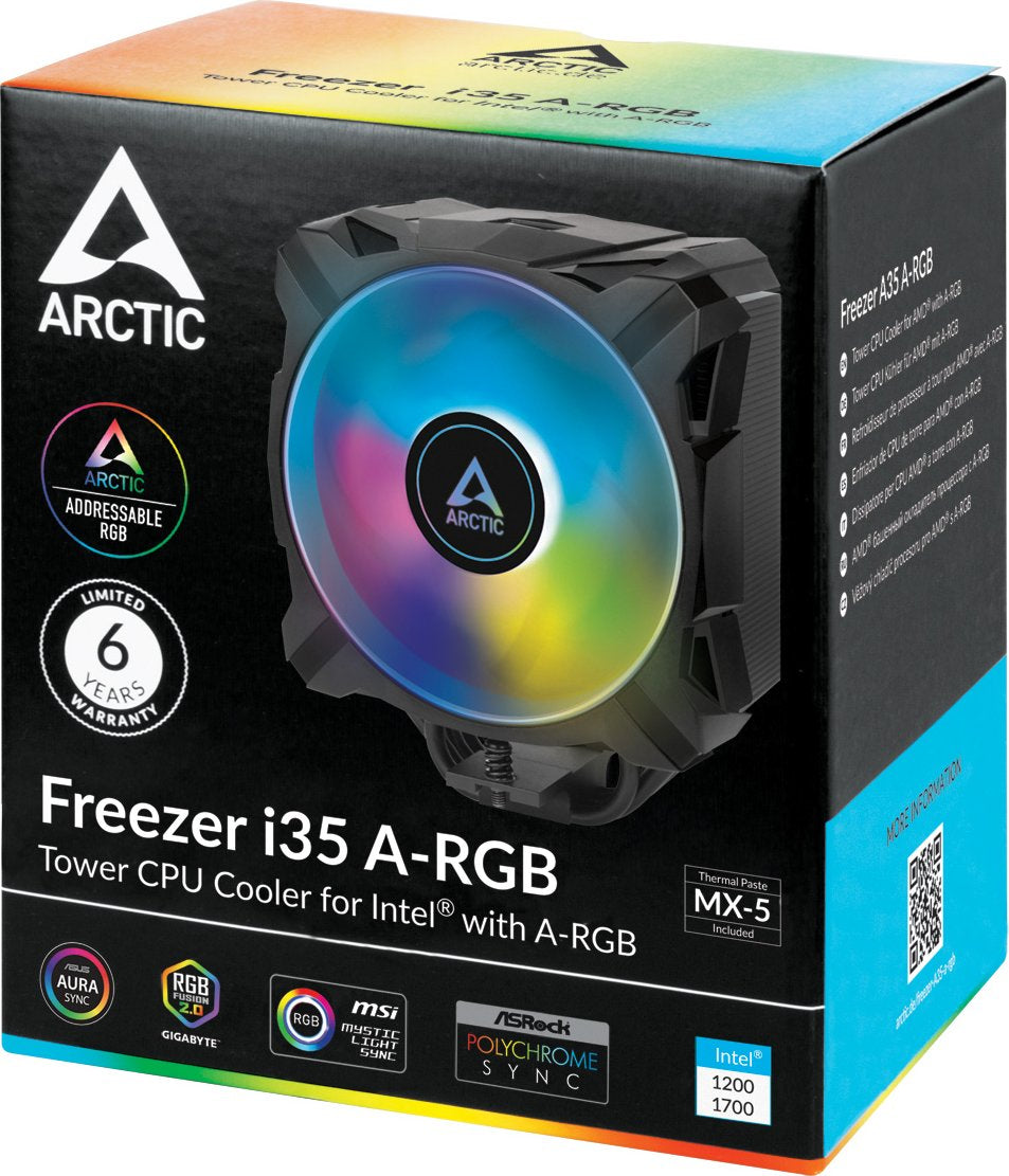 ARCTIC Freezer i35 A-RGB, hladilnik za desktop procesorje INTEL