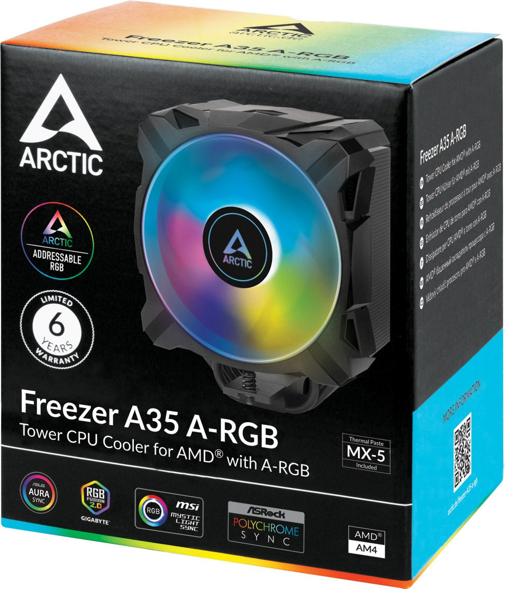ARCTIC Freezer A35 A-RGB, hladilnik za desktop procesorje AMD