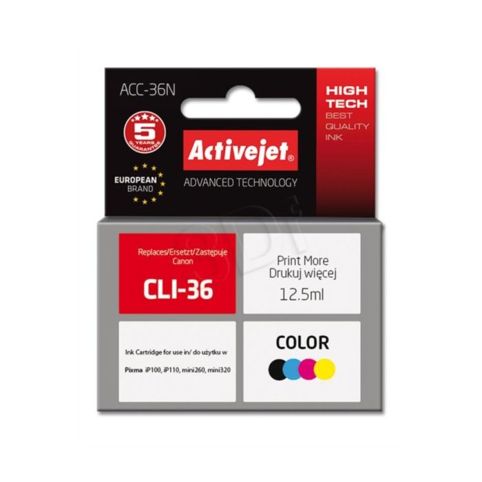 ActiveJet barvno črnilo Canon CLI-36