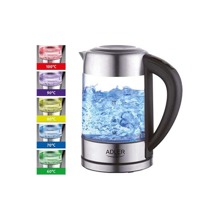 Adler grelnik vode z regulacijo temperature 1,7L 2200W