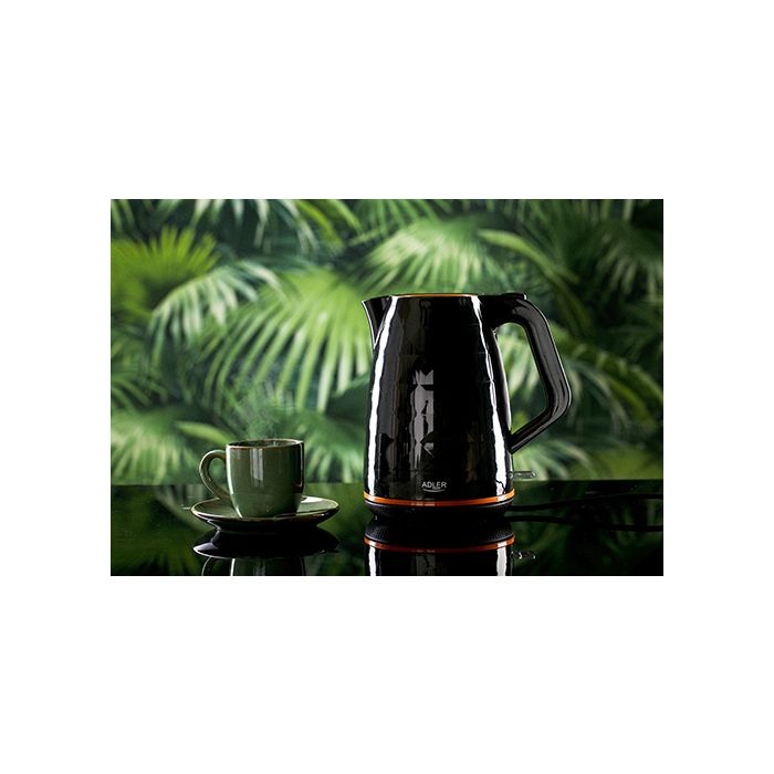 Adler grelnik vode 1,7L 2200W črn plastičen