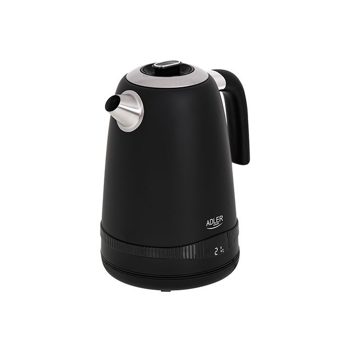 Adler grelnik vode 1,7L z LCD zaslonom/nastavitev temperature črn AD1295b