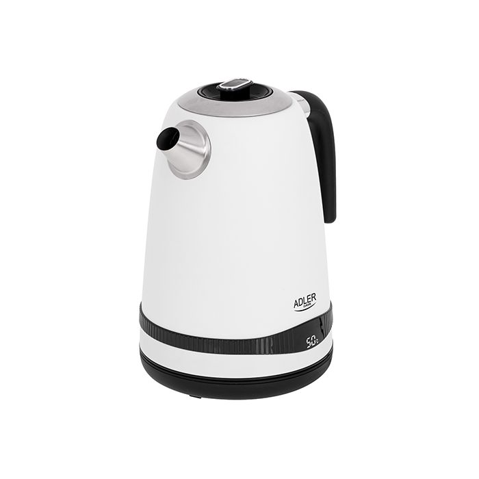 Adler grelnik vode 1,7L z LCD zaslonom/nastavitev temperature bel AD1295w