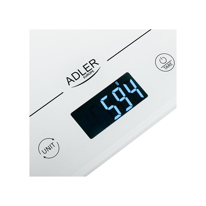 Adler kuhinjska tehtnica bela AD3170W