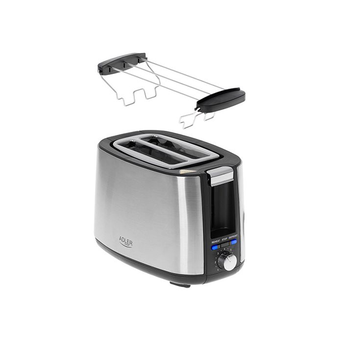 Adler opekač kruha in toaster 650W-750W AD3214