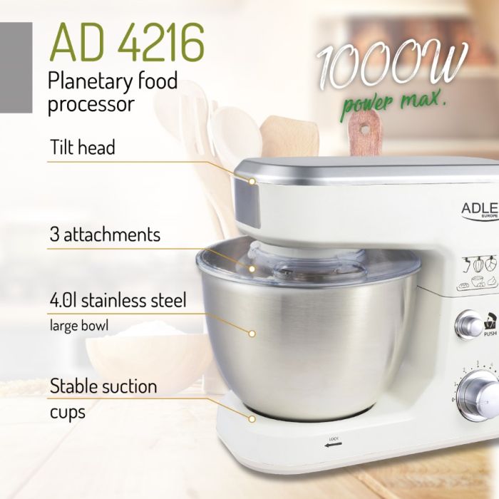 Adler planetarni kuhinjski robot 1000W 5L AD4216