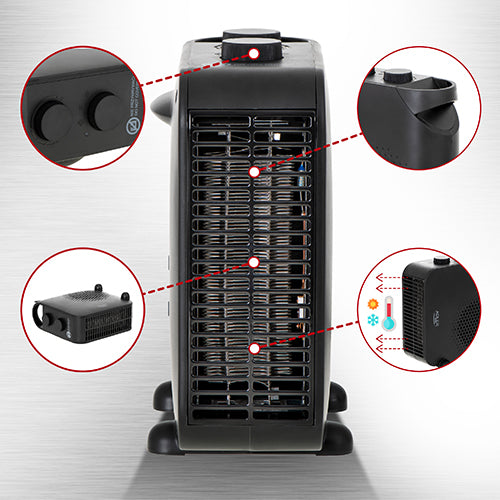 Adler kalorifer 2000W AD7725 črn