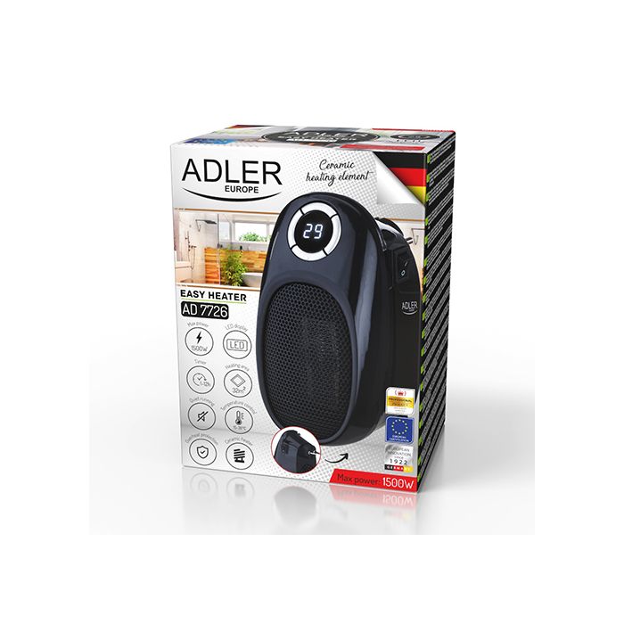 Adler enostaven grelec 1500W CR 7726