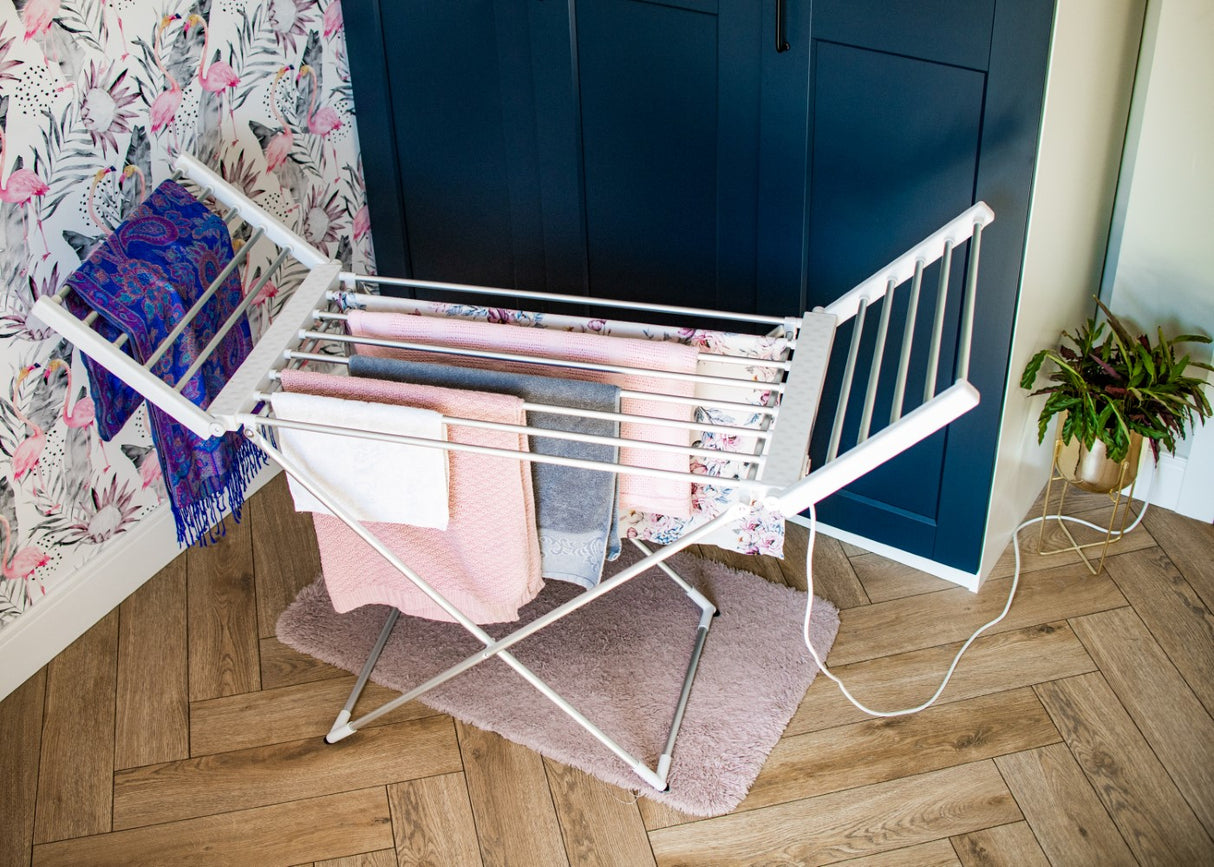 Adler zložljivo električno stojalo za sušenje oblačil 220W AD7821