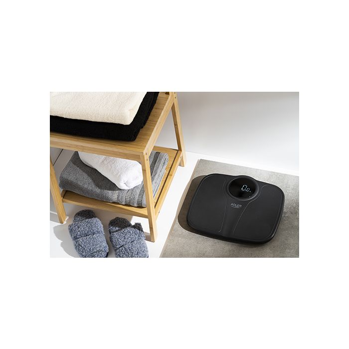 Adler osebna tehtnica črna AD8173B