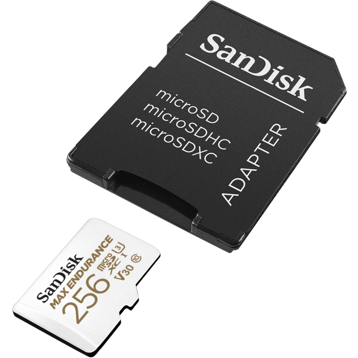 SanDisk MAX ENDURANCE microSDXC 256GB + SD Adapter