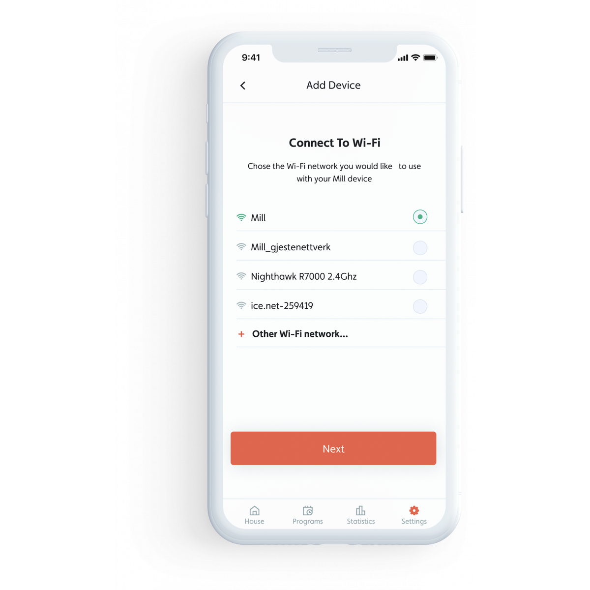 MILL panelni konvekcijski radiator Wi-Fi 1000W steklo GL1000WIFI3