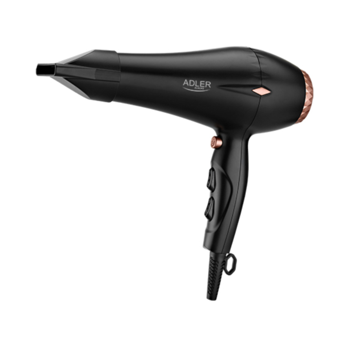 Adler sušilnik las 2000 W črno-zlat