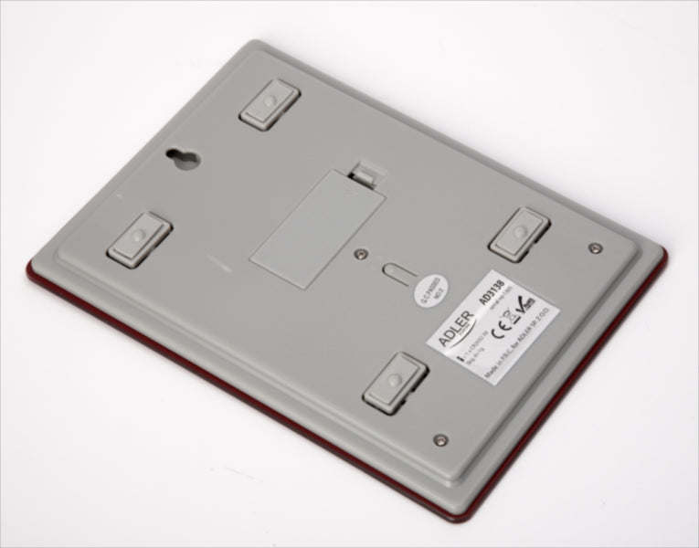 Adler kuhinjska tehtnica rdeča