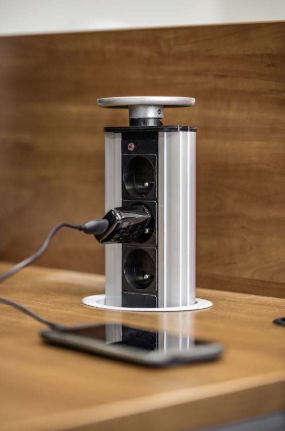 GTV potopna vtičnica 3x 230V, Ø100mm