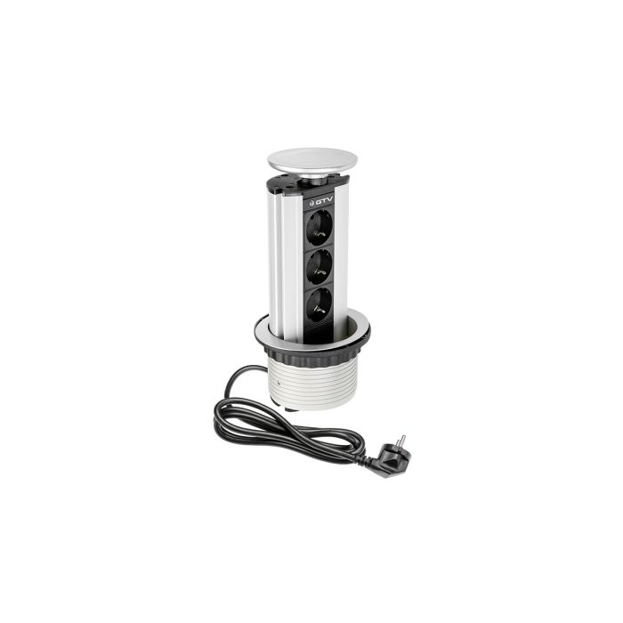 GTV potopna vtičnica 3x 230V, Ø100mm