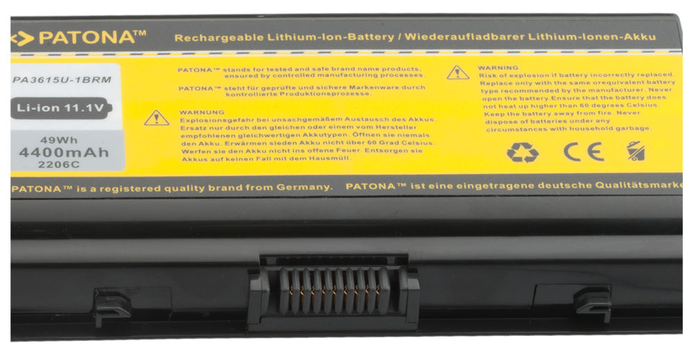 Patona baterija za Toshiba PA3615U PABAS115 PA3615U-1BRS PA3615U-1BRM