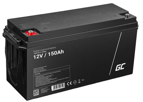 Green Cell AGM VRLA 12V 200Ah brez vzdrževanja Baterija za kamperje, fotovolatiko, sončne celice, čolne