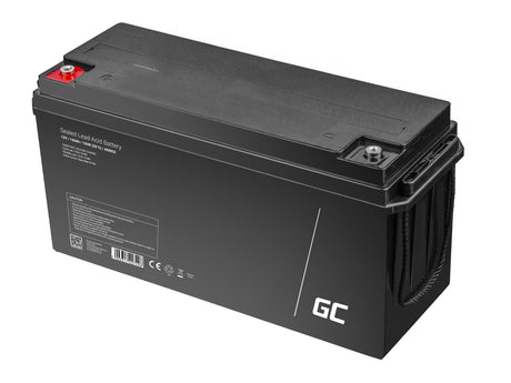 Green Cell AGM VRLA 12V 200Ah brez vzdrževanja Baterija za kamperje, fotovolatiko, sončne celice, čolne